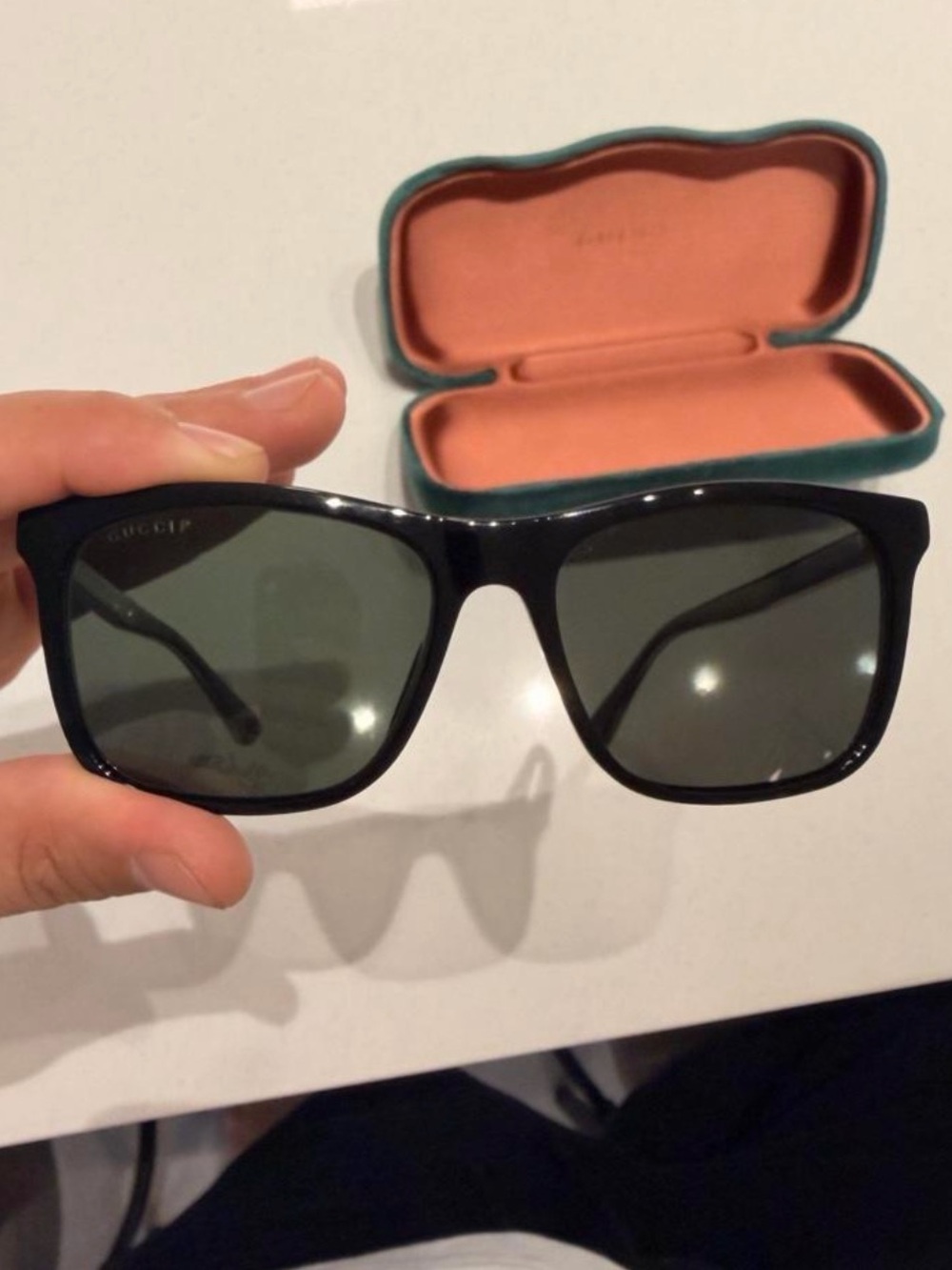 Gucci GG0381SN Black Sunglasses In Excellent Condition
